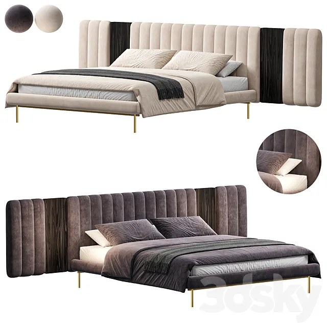 OTELLO BED By DITRE ITALIA 3DS Max Model