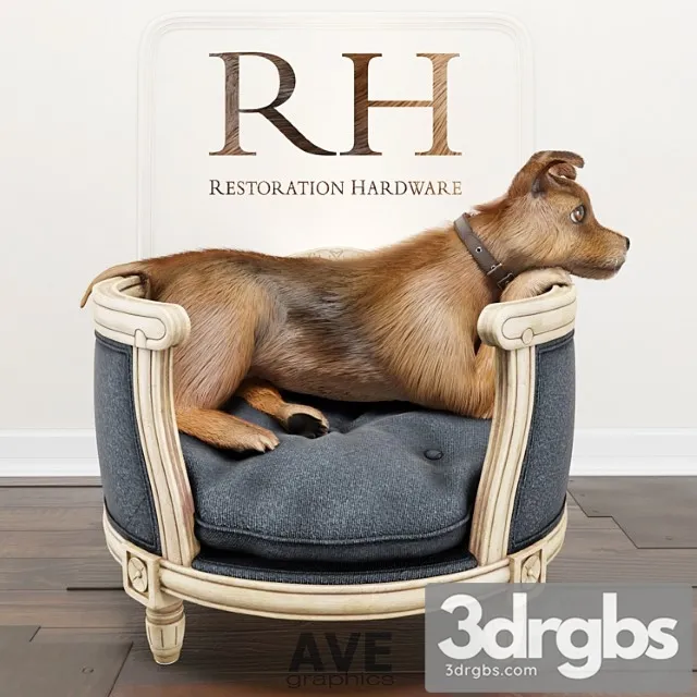 Other Ave rh louis pet bed 3dsmax Download