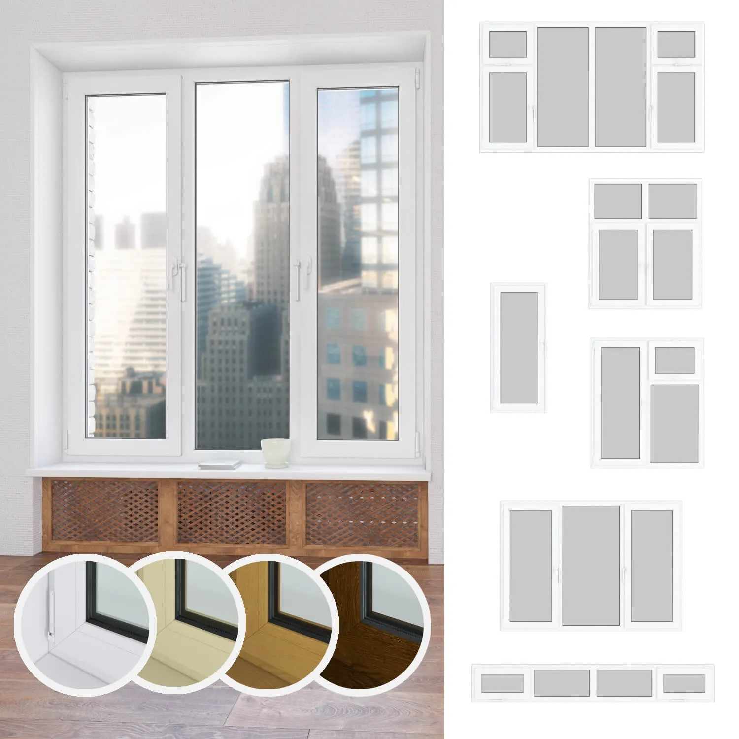 other-models – A set of plastic windows 03 3ds Max