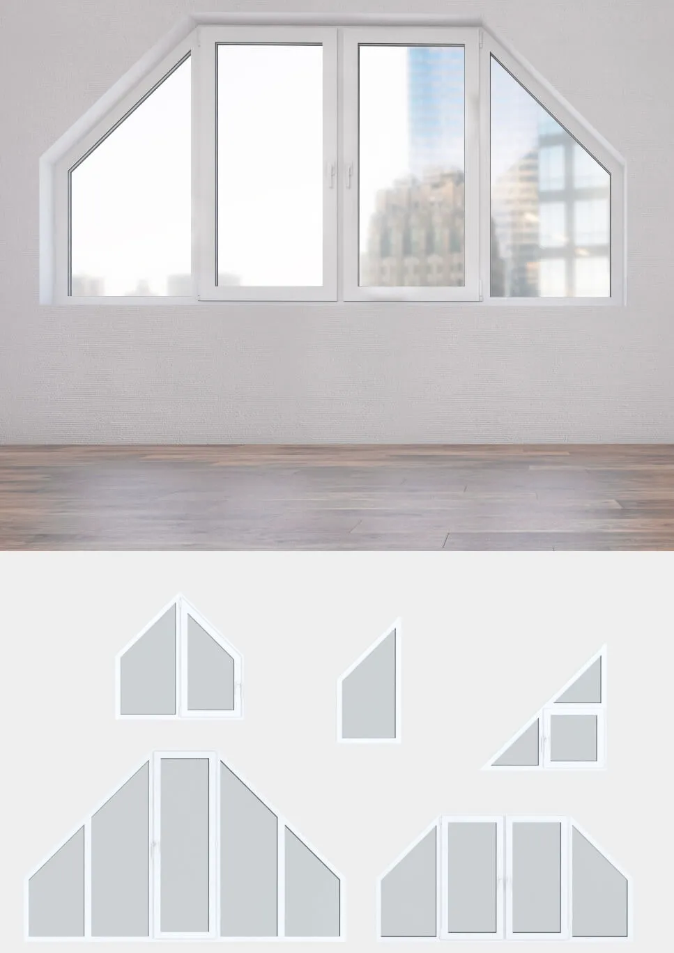 other-models – A set of plastic windows 13 3ds Max