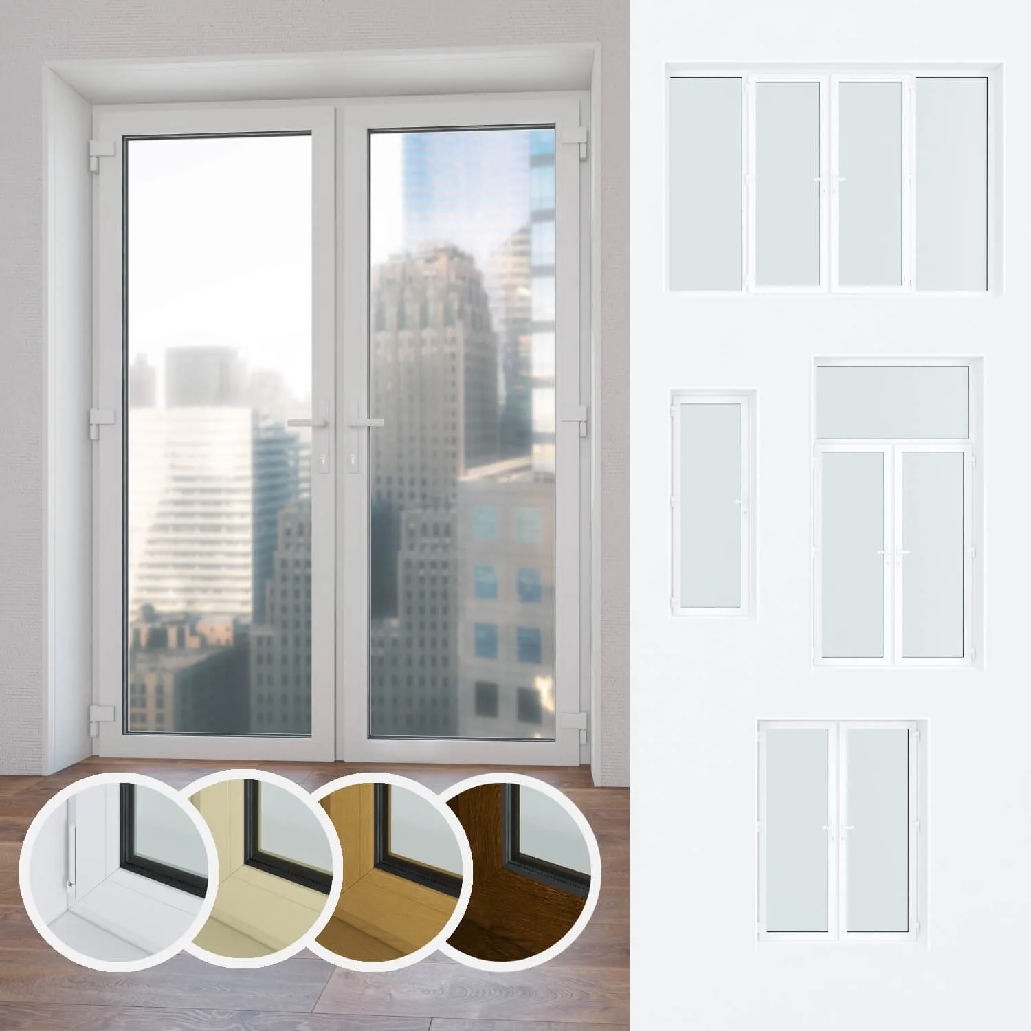 other-models – A set of plastic windows and doors 09 3ds Max
