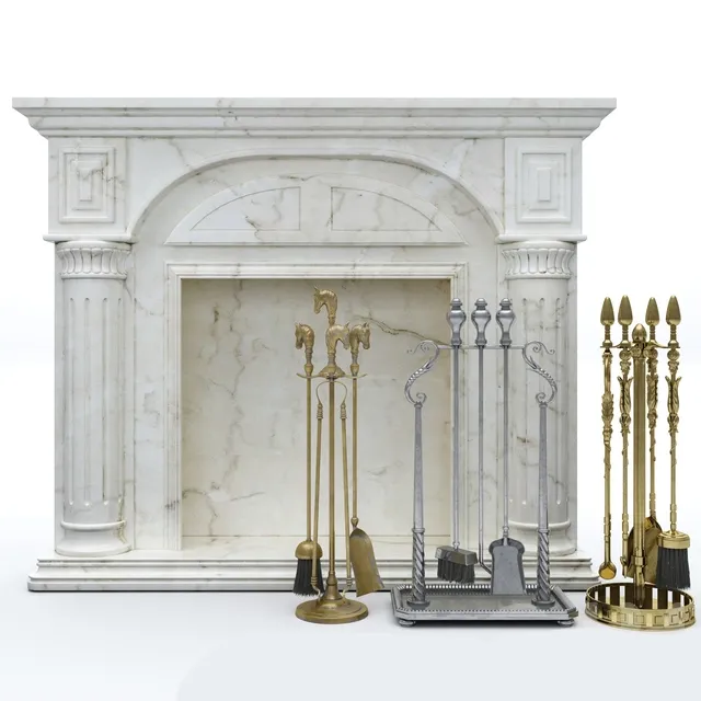 other-models – Accessories for the fireplace 3ds Max
