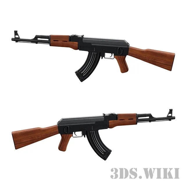 other-models – AK74 assault rifle 3ds Max