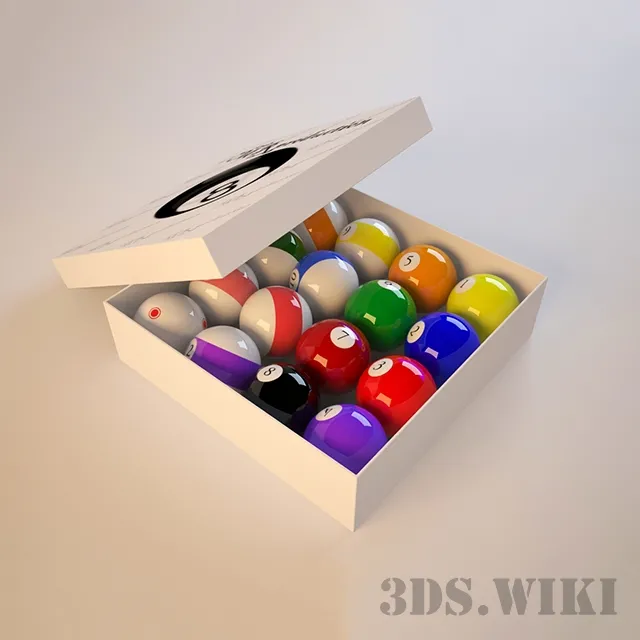 other-models – Balls for pool 3ds Max