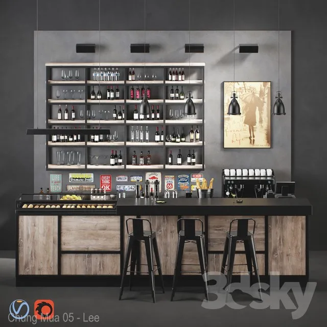 OTHER MODELS – BAR – 3D MODELS – 3DS MAX – FREE DOWNLOAD – 15088