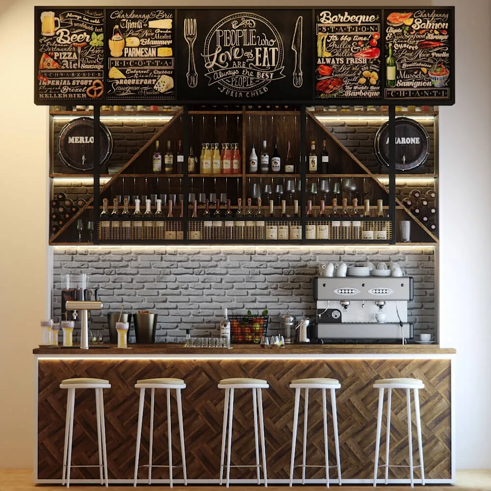 other-models – Bar counter 2 3ds Max