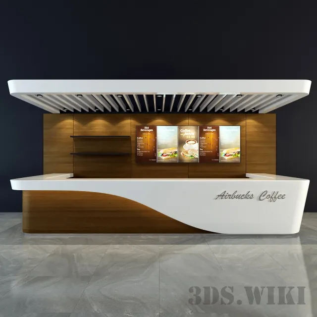 other-models – Bar counter 3ds Max
