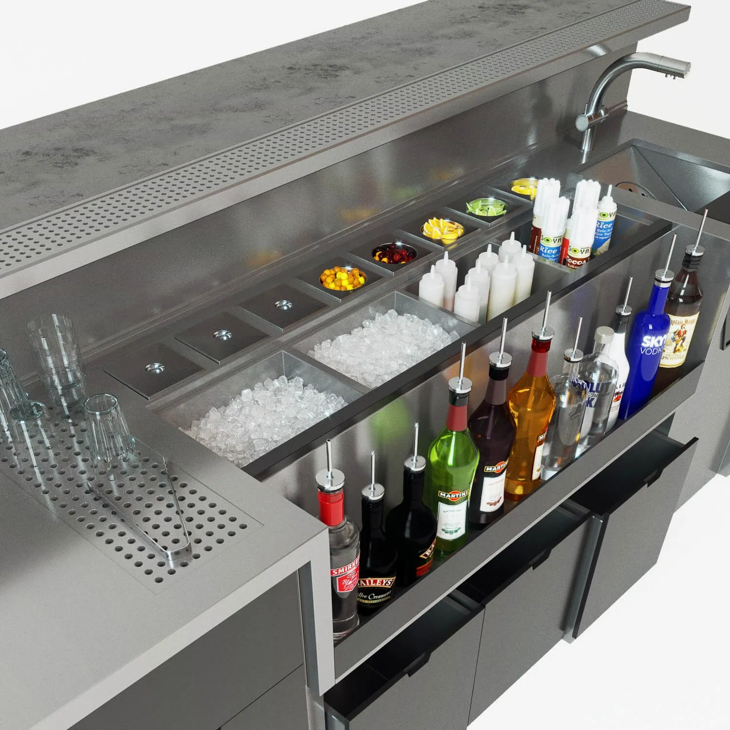 other-models – Bar station 3ds Max