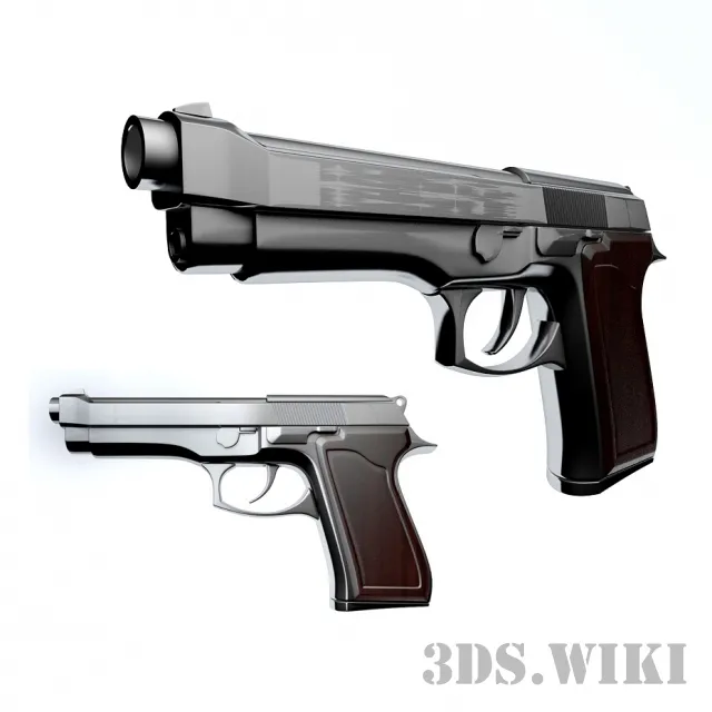 other-models – Beretta pistol 3ds Max