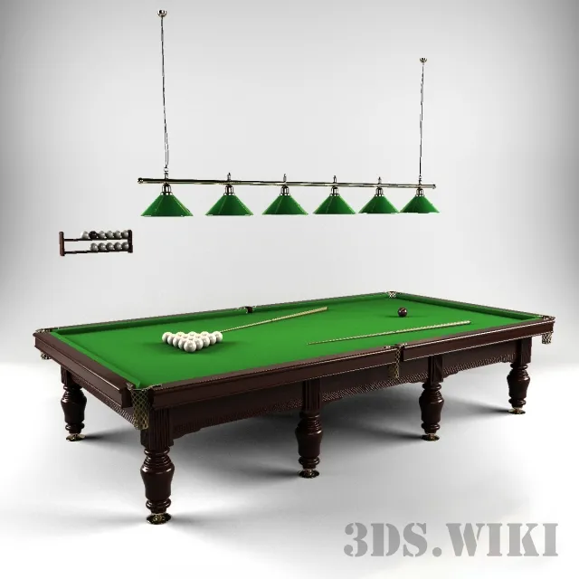 other-models – Billiard table 12 feet 3ds Max