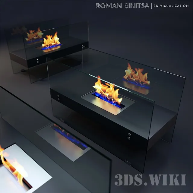 other-models – Bio fireplace 3ds Max