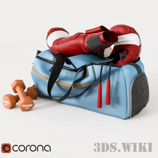 other-models – Boxing set with dumbbells Torneo 2kg 3ds Max