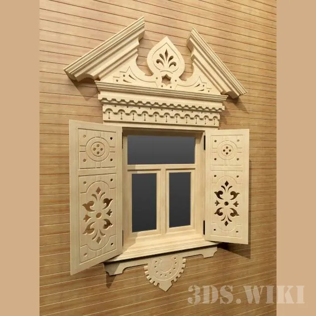 other-models – Carved window 3ds Max