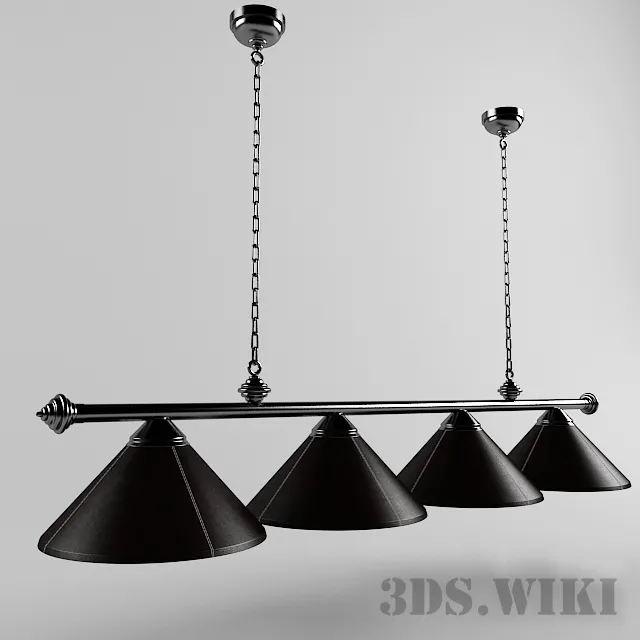 other-models – Chandelier for billiards 3ds Max
