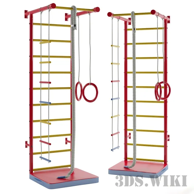 other-models – Children’s sports corner “Sportishka 2” 3ds Max