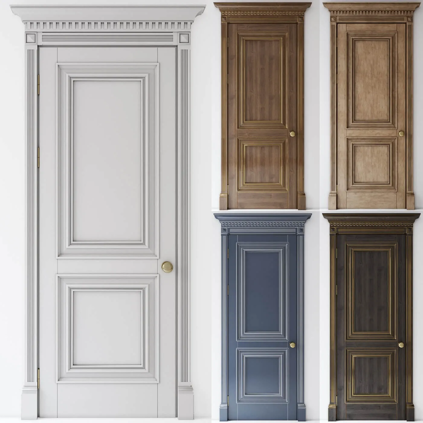 other-models – Classic door collection 3ds Max