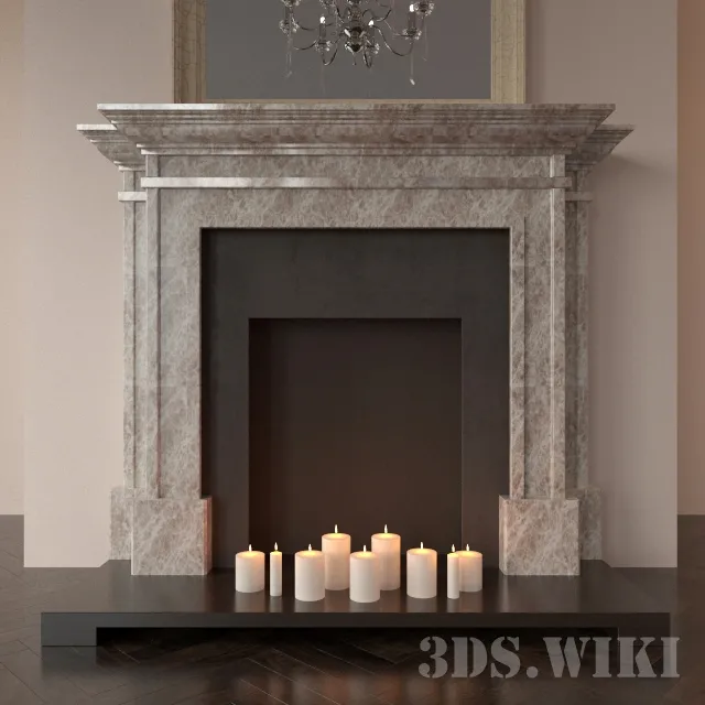 other-models – Classic English fireplace 3ds Max