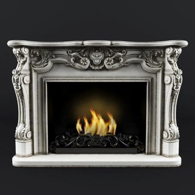 other-models – Classic Fireplace 17 3ds Max