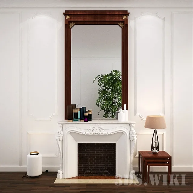 other-models – Classic fireplace 3ds Max