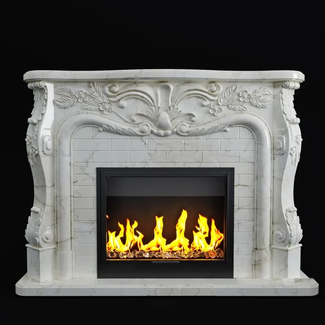 other-models – Classic fireplace Delixuan 3ds Max