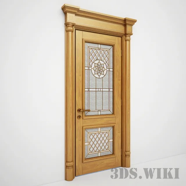 other-models – Classic interior wooden door 3ds Max