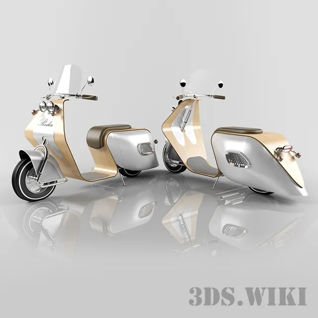 other-models – Classic moped 3ds Max