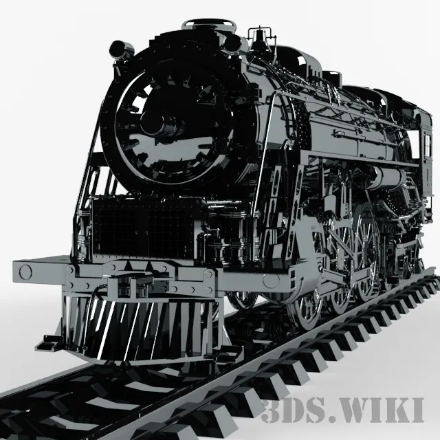 other-models – Classic train 3ds Max