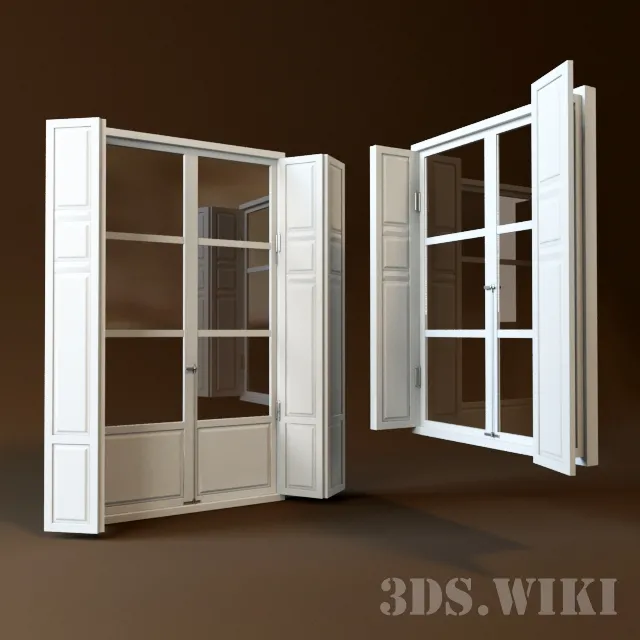 other-models – Classic window and door 3ds Max
