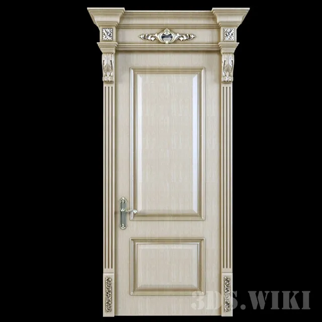 other-models – Classic wooden interior door 3ds Max