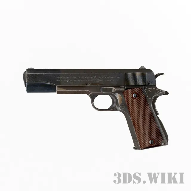 other-models – Colt M1911 pistol 3ds Max