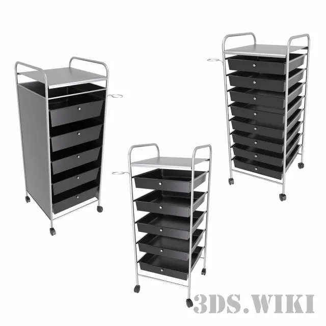 other-models – Comair hairdressing trolley set 3ds Max
