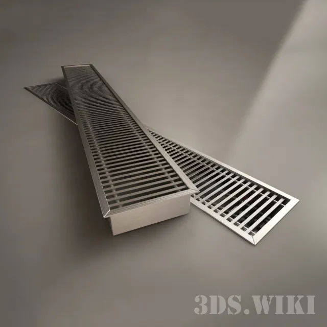other-models – Convector built into the floor 3ds Max