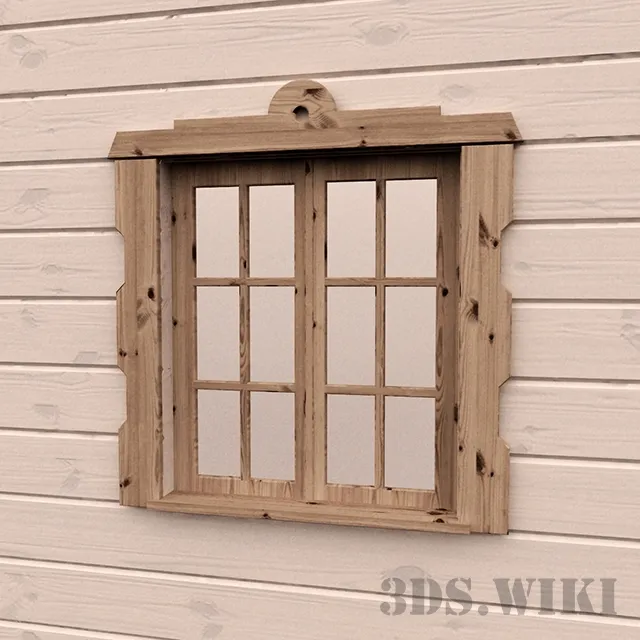 other-models – Country style window 3ds Max