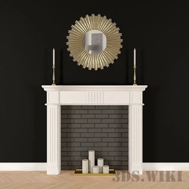 other-models – Decorative fireplace 3ds Max