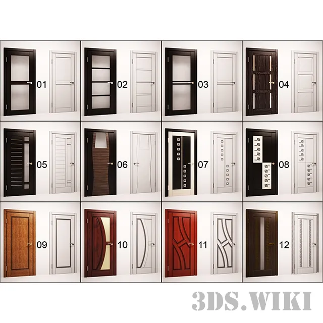 other-models – Door collection 3ds Max