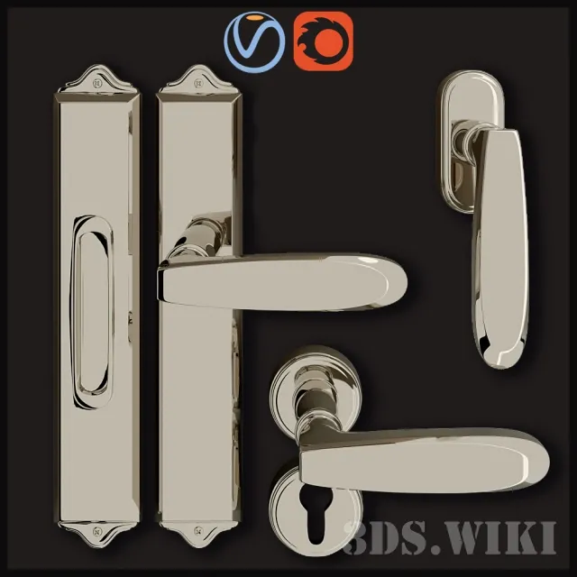 other-models – doorhandle 3ds Max