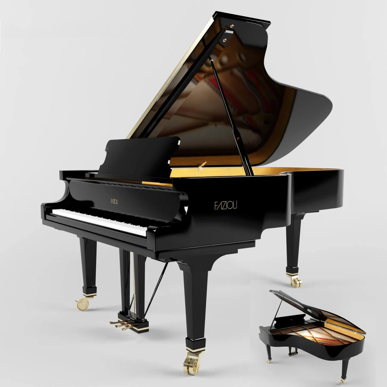 other-models – F212 Fazioli Piano 3ds Max