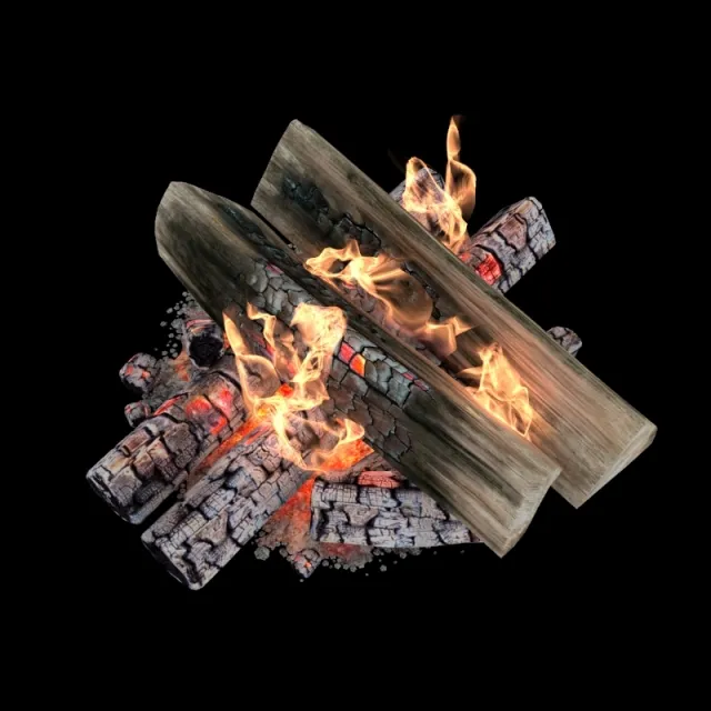 other-models – Fire and firewood 3ds Max