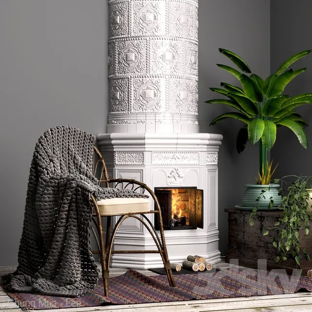 OTHER MODELS – FIREPLACE – 3D MODELS – 3DS MAX – FREE DOWNLOAD – 15540