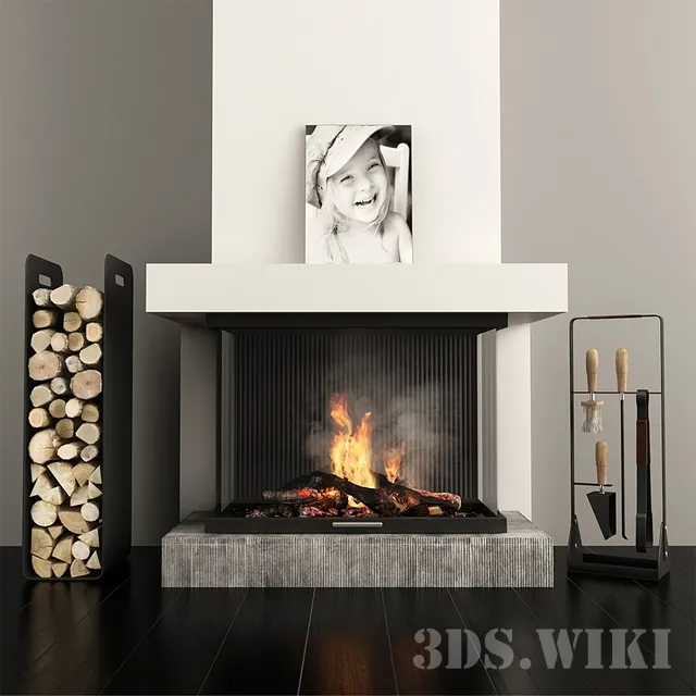 other-models – Fireplace and accessories 3ds Max