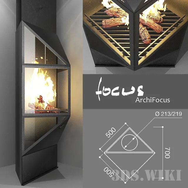 other-models – Fireplace Archifocus 3ds Max
