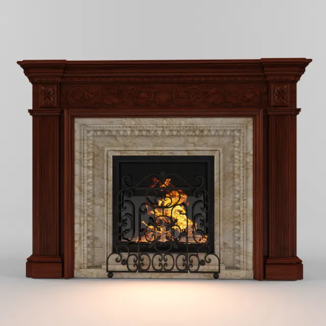 other-models – Fireplace Mezzo Focus 3 3ds Max