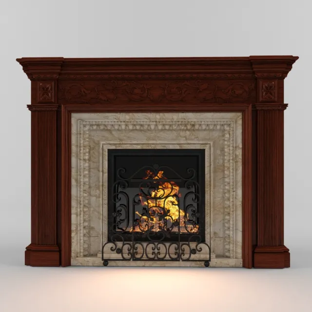 other-models – Fireplace modern 17 3ds Max