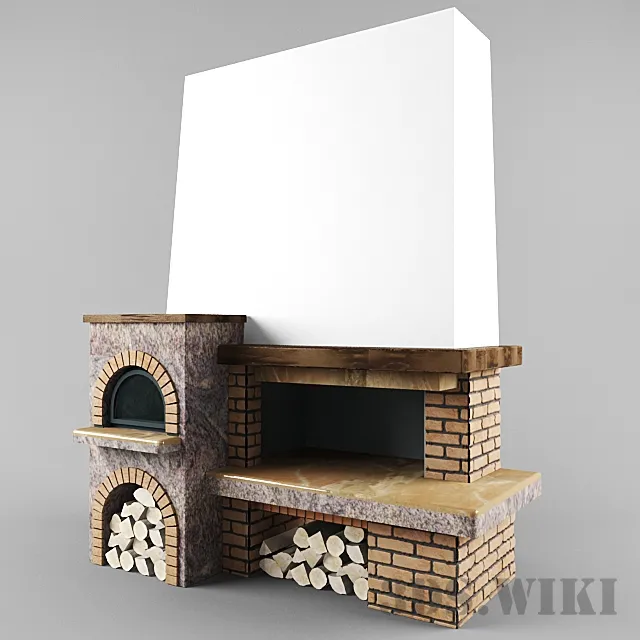 other-models – Fireplace Piazzetta Sestriere 3ds Max