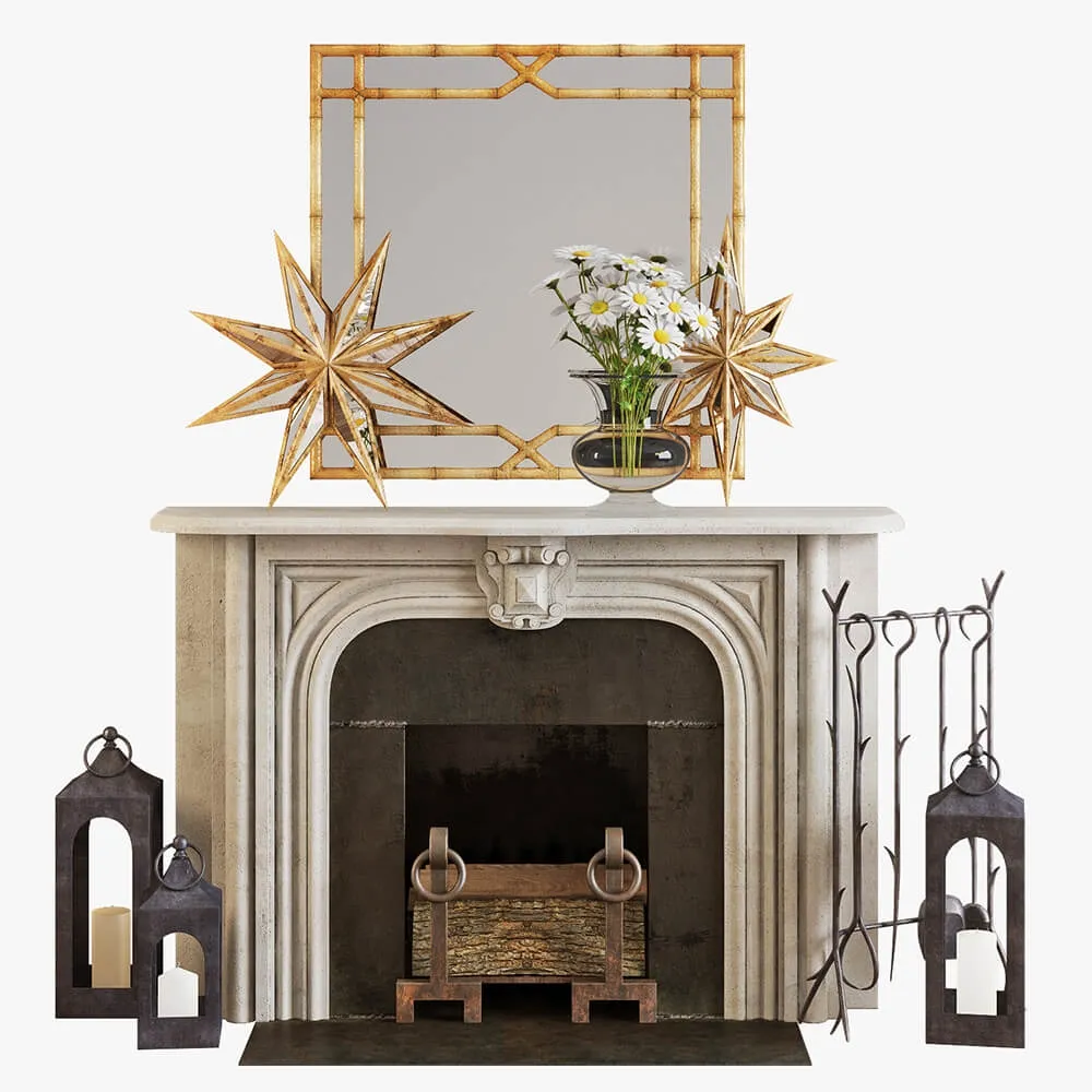 other-models – Fireplace set 002 3ds Max