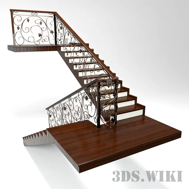 other-models – Forged staircase 3ds Max