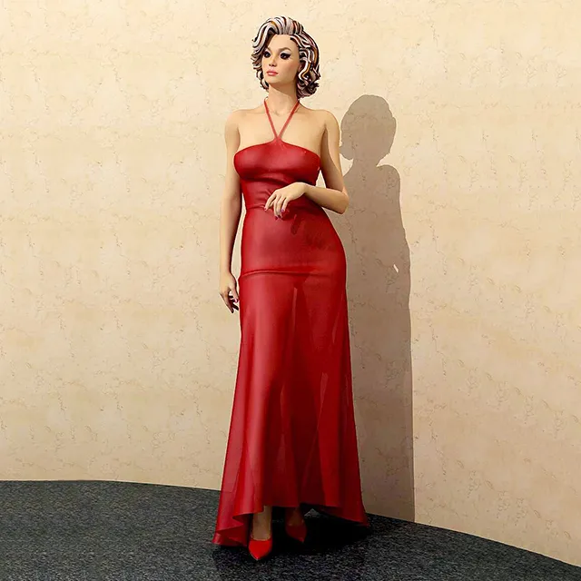 other-models – Girl in evening dress 3ds Max