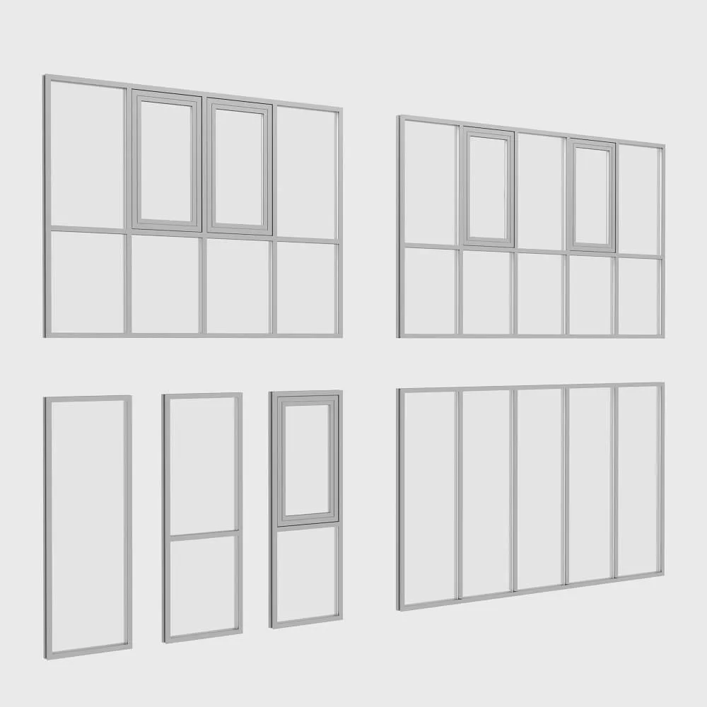 other-models – Glazing of balconies and loggias set 1 3ds Max