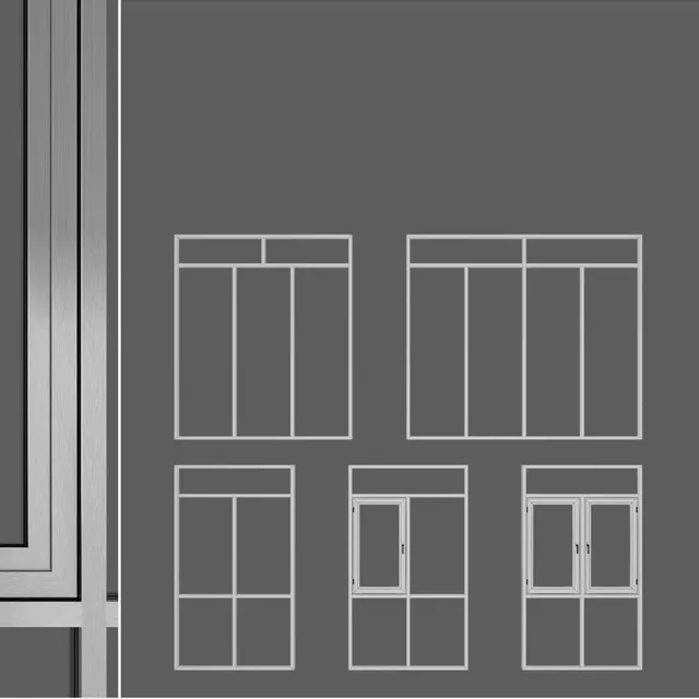 other-models – Glazing of balconies and loggias set 3 3ds Max