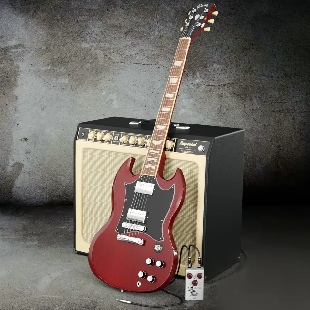 other-models – Guitar set 3ds Max